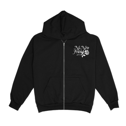 No New Friends Rose Zip-Up Hoodie
