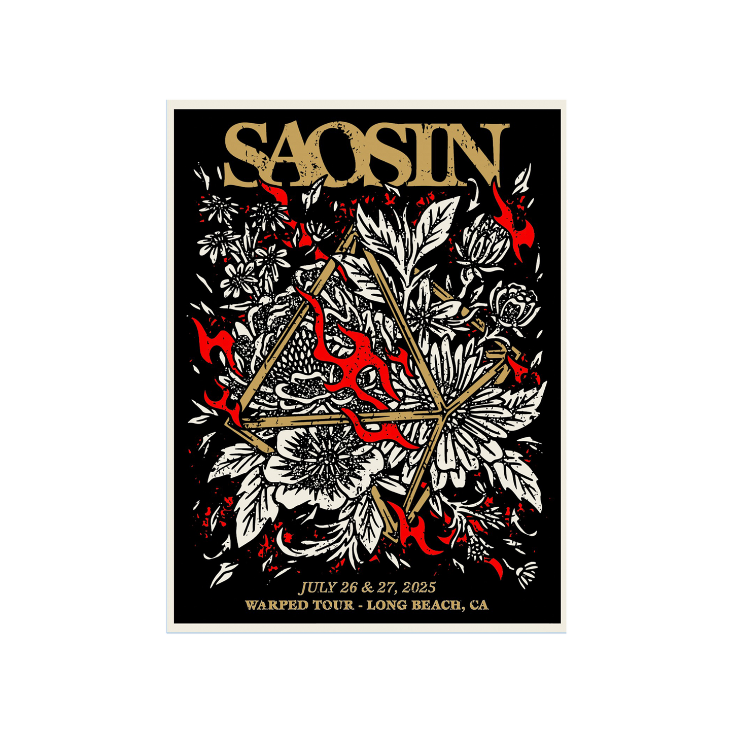 Saosin Warped Tour Poster