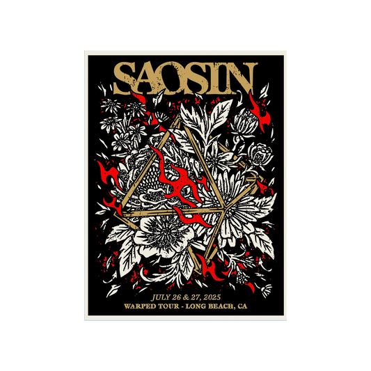 Saosin Warped Tour Poster
