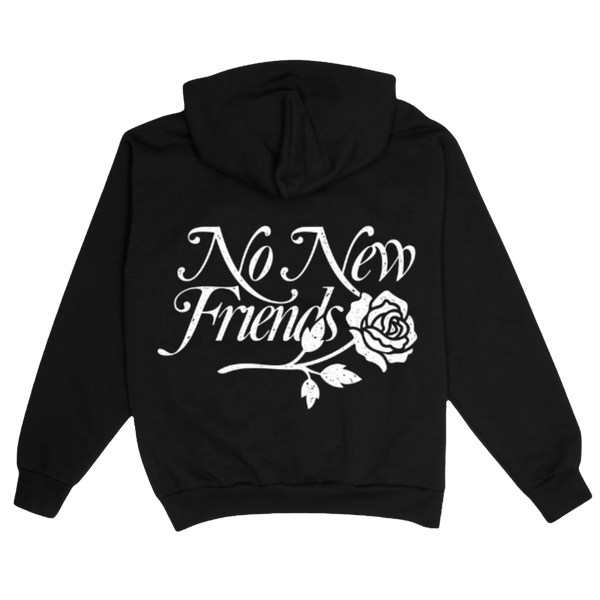 No New Friends Rose Zip-Up Hoodie