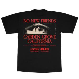 No New Friends Lineup Tee